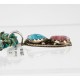 Handmade Certified Authentic Navajo .925 Sterling Silver Charoite Turquoise Native American Necklace 371046896637