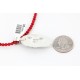 Handmade Certified Authentic Navajo .925 Sterling Silver Coral and Turquoise Native American Necklace & Pendant 390794825224
