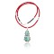 Handmade Certified Authentic Navajo .925 Sterling Silver Coral and Turquoise Native American Necklace & Pendant 390795579828