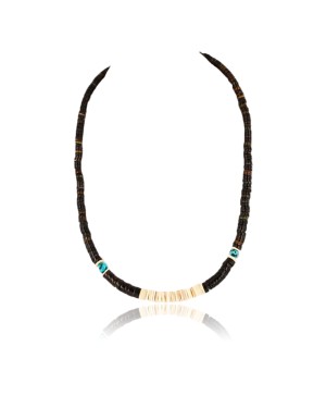 Handmade Certified Authentic Navajo .925 Sterling Silver Graduated Heishi, Turquoise and Spiny Oyster Native American Necklace 390739575384