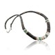 Handmade Certified Authentic Navajo .925 Sterling Silver Graduated Heishi Turquoise Spiny Native American Necklace 370970658315