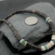 Handmade Certified Authentic Navajo .925 Sterling Silver Graduated Heishi Turquoise Spiny Native American Necklace 370970658315