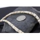 Handmade Certified Authentic Navajo .925 Sterling Silver Graduated Melon Shell and Turquoise Native American Necklace 370980665640