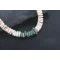 Handmade Navajo .925 Sterling Silver Graduated Melon Shell and Turquoise Native American Necklace 390738767527 Handmade Navajo .925 Sterling Silver Graduated Melon Shell and Turquoise Native American Necklace 390738767527