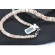 Handmade Certified Authentic Navajo .925 Sterling Silver Graduated Melon Shell and Turquoise Native American Necklace 390738767527