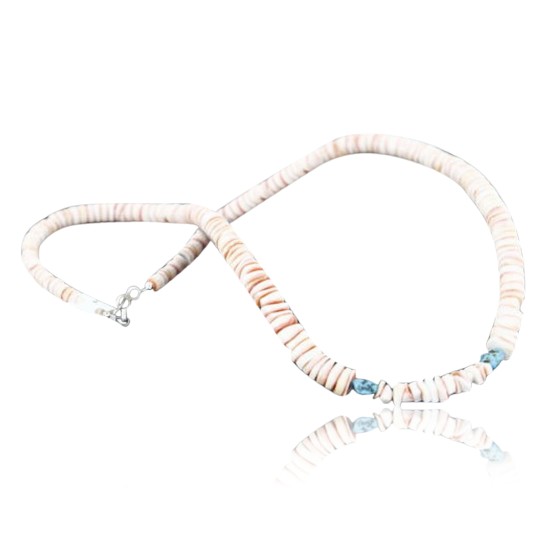 Handmade Certified Authentic Navajo .925 Sterling Silver Graduated Spin Turquoise Native American Necklace 390740964562 Handmade Certified Authentic Navajo .925 Sterling Silver Graduated Spin Turquoise Native American Necklace 390740964562