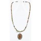 Handmade Certified Authentic Navajo .925 Sterling Silver JASPER and Turquoise Native American Necklace 371007399663