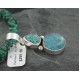 Handmade Certified Authentic Navajo .925 Sterling Silver LONE MOUNTAIN and Turquoise Native American Necklace 370908759240