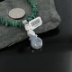 Handmade Certified Authentic Navajo .925 Sterling Silver LONE MOUNTAIN and Turquoise Native American Necklace 370908759240