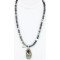 Handmade Certified Authentic Navajo .925 Sterling Silver Malachite and Turquoise Native American Necklace 390805410448