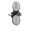 Handmade Navajo .925 Sterling Silver Mother of Pearl Native American Ring 16971