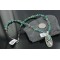 Handmade Certified Authentic Navajo .925 Sterling Silver Natural Abalone and Turquoise Native American Necklace 390663230037
