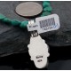 Handmade Certified Authentic Navajo .925 Sterling Silver Natural Beauy and Turquoise Native American Necklace 390612828675