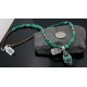 Handmade Certified Authentic Navajo .925 Sterling Silver Natural Beauy and Turquoise Native American Necklace 390612828675