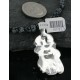 Handmade Certified Authentic Navajo .925 Sterling Silver Natural Black Onyx and Turquoise Native American Necklace & Pendant 370929282361