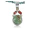 Handmade Certified Authentic Navajo .925 Sterling Silver Natural Coral and Turquoise Native American Necklace 390674982125