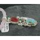 Handmade Certified Authentic Navajo .925 Sterling Silver Natural Coral and Turquoise Native American Necklace 390680403932 Handmade Certified Authentic Navajo .925 Sterling Silver Natural Coral and Turquoise Native American Necklace 390680403932