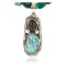 Handmade Certified Authentic Navajo .925 Sterling Silver Natural Jasper and Turquoise Native American Necklace 371029448337