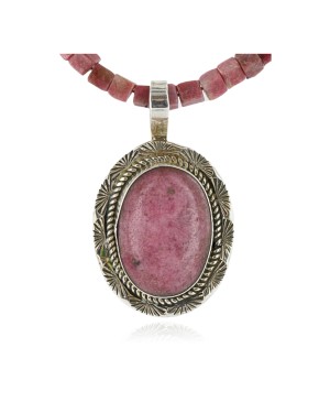 Handmade Certified Authentic Navajo .925 Sterling Silver Natural JASPER and Turquoise Native American Necklace 390774793699