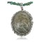 Handmade Certified Authentic Navajo .925 Sterling Silver Natural Jasper Native American Necklace 390676011716