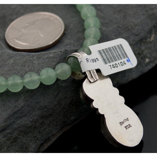 Handmade Certified Authentic Navajo .925 Sterling Silver Natural KINGS and Stormy Turquoise Native American Necklace 390627760820