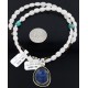 Handmade Certified Authentic Navajo .925 Sterling Silver Natural Lapis and Turquoise Native American Necklace 371020887247