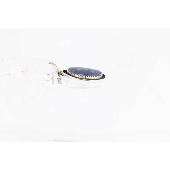 Handmade Certified Authentic Navajo .925 Sterling Silver Natural Lapis and Turquoise Native American Necklace 371020887247