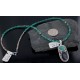 Handmade Certified Authentic Navajo .925 Sterling Silver Natural LAPIS and Turquoise Native American Necklace 390652383922