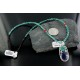 Handmade Certified Authentic Navajo .925 Sterling Silver Natural LAPIS and Turquoise Native American Necklace 390661800738