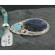 Handmade Certified Authentic Navajo .925 Sterling Silver Natural Lapis and Turquoise Native American Necklace 390677587361