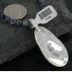 Handmade Certified Authentic Navajo .925 Sterling Silver Natural Lapis and Turquoise Native American Necklace & Pendant 390679478582