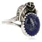 Handmade Navajo .925 Sterling Silver Natural Lapis Native American Ring 26212-2 Handmade Navajo .925 Sterling Silver Natural Lapis Native American Ring 26212-2