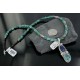 Handmade Certified Authentic Navajo .925 Sterling Silver Natural Lapis, Pink Japer and Turquoise Native American Necklace & Pendant 370913551639