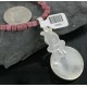 Handmade Certified Authentic Navajo .925 Sterling Silver Natural Pink Jasper and Turquoise Native American Necklace & Pendant 370918957954 Handmade Certified Authentic Navajo .925 Sterling Silver Natural Pink Jasper and Turquoise Native American Necklace & Pendant 370918957954