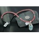 Handmade Certified Authentic Navajo .925 Sterling Silver Natural Pink Quartz & Turquoise Native American Necklace & Leaf Pendant 390670606590