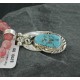 Handmade Certified Authentic Navajo .925 Sterling Silver Natural Pink Quartz & Turquoise Native American Necklace & Leaf Pendant 390670606590