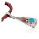 Handmade Certified Authentic Navajo .925 Sterling Silver Natural Spiny Oyster and Turquoise Native American Necklace 370875959126