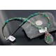 Handmade Certified Authentic Navajo .925 Sterling Silver Natural Spiny Oyster and Turquoise Native American Necklace 370897456641