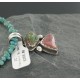 Handmade Certified Authentic Navajo .925 Sterling Silver Natural Spiny Oyster and Turquoise Native American Necklace 370897598927