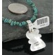 Handmade Certified Authentic Navajo .925 Sterling Silver Natural Spiny Oyster and Turquoise Native American Necklace 370897598927