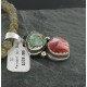 Handmade Certified Authentic Navajo .925 Sterling Silver Natural Spiny Oyster and Turquoise Native American Necklace 370955647393
