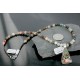 Handmade Certified Authentic Navajo .925 Sterling Silver Natural Spiny Oyster and Turquoise Native American Necklace 370957210200