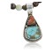 Handmade Certified Authentic Navajo .925 Sterling Silver Natural Spiny Oyster and Turquoise Native American Necklace 370958759418