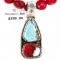 Handmade Navajo .925 Sterling Silver Natural Spiny Oyster and Turquoise Native American Necklace 370998487541 Handmade Navajo .925 Sterling Silver Natural Spiny Oyster and Turquoise Native American Necklace 370998487541