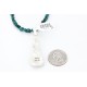 Handmade Certified Authentic Navajo .925 Sterling Silver Natural Spiny Oyster and Turquoise Native American Necklace 371030711645