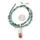 Handmade Certified Authentic Navajo .925 Sterling Silver Natural Spiny Oyster and Turquoise Native American Necklace 371047480293