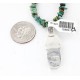 Handmade Certified Authentic Navajo .925 Sterling Silver Natural Spiny Oyster and Turquoise Native American Necklace 371047480293