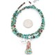 Handmade Certified Authentic Navajo .925 Sterling Silver Natural Spiny Oyster and Turquoise Native American Necklace 371050055446