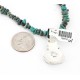 Handmade Certified Authentic Navajo .925 Sterling Silver Natural Spiny Oyster and Turquoise Native American Necklace 371051988643