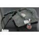Handmade Certified Authentic Navajo .925 Sterling Silver Natural Spiny Oyster and Turquoise Native American Necklace 390659735829